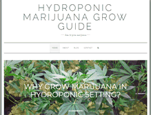 Tablet Screenshot of marijuana-hydro.com